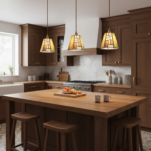 Kalco Glass Pendant Light