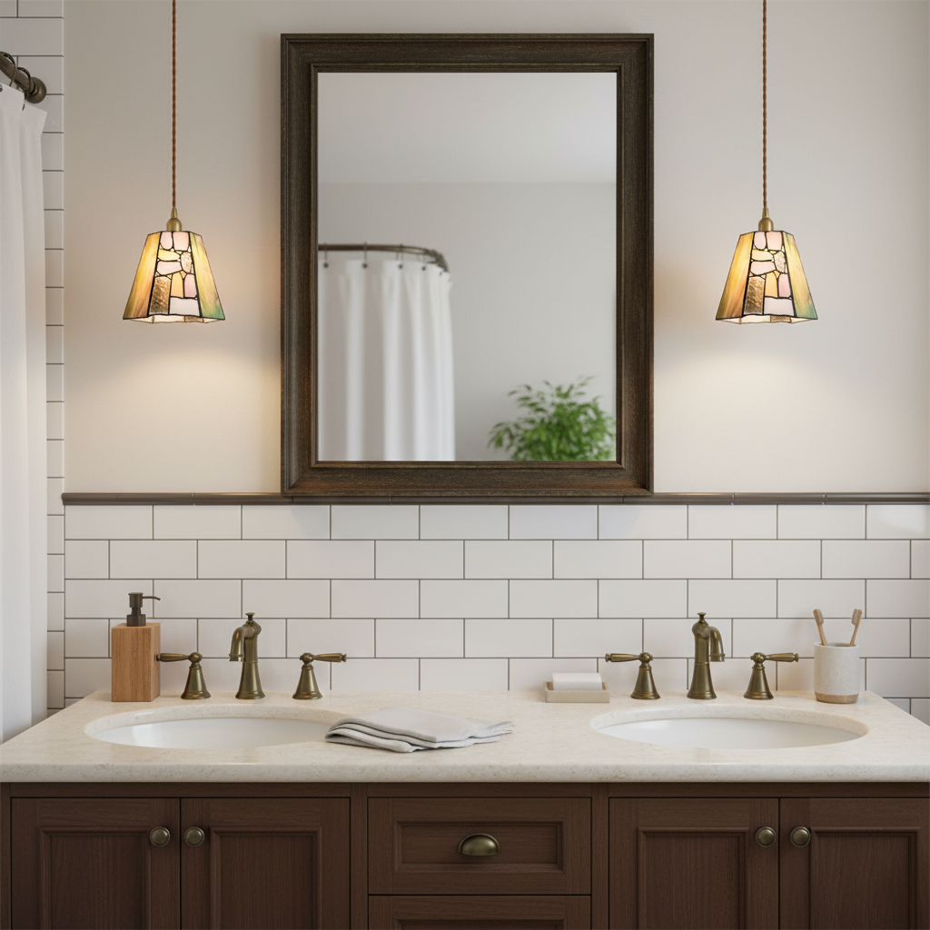 Kalco Glass Pendant Light