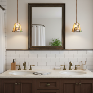 Kalco Glass Pendant Light