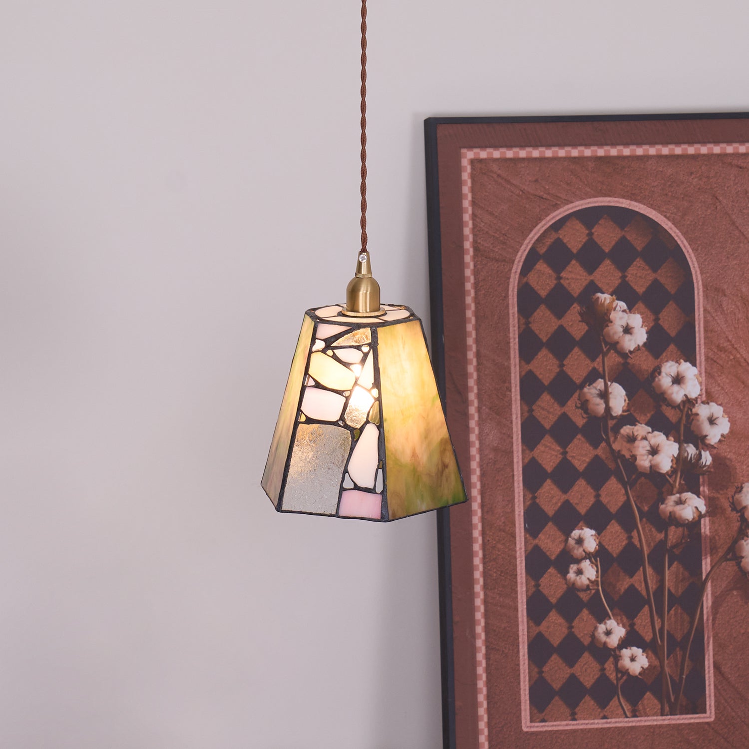 Kalco Glass Pendant Light