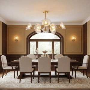 Kalin Flower Glass Chandelier