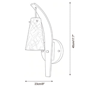 Karo Alabaster Wall Sconce