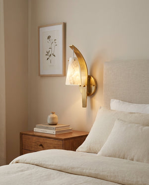 Karo Alabaster Wall Sconce