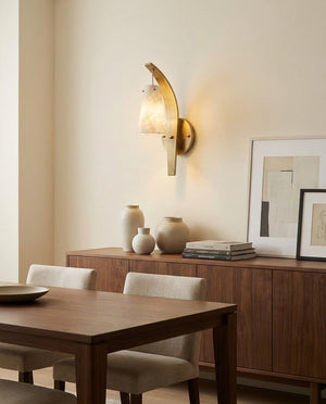 Karo Alabaster Wall Sconce