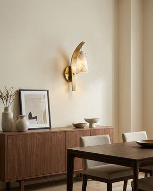 Karo Alabaster Wall Sconce