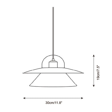 Kaviro Pendant Lamp — Dimension drawings 1