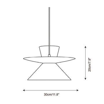Kaviro Pendant Lamp — Dimension drawings 3