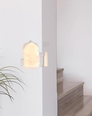 Kavya Plaster Recessed Wall Light