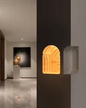Kavya Plaster Recessed Wall Light