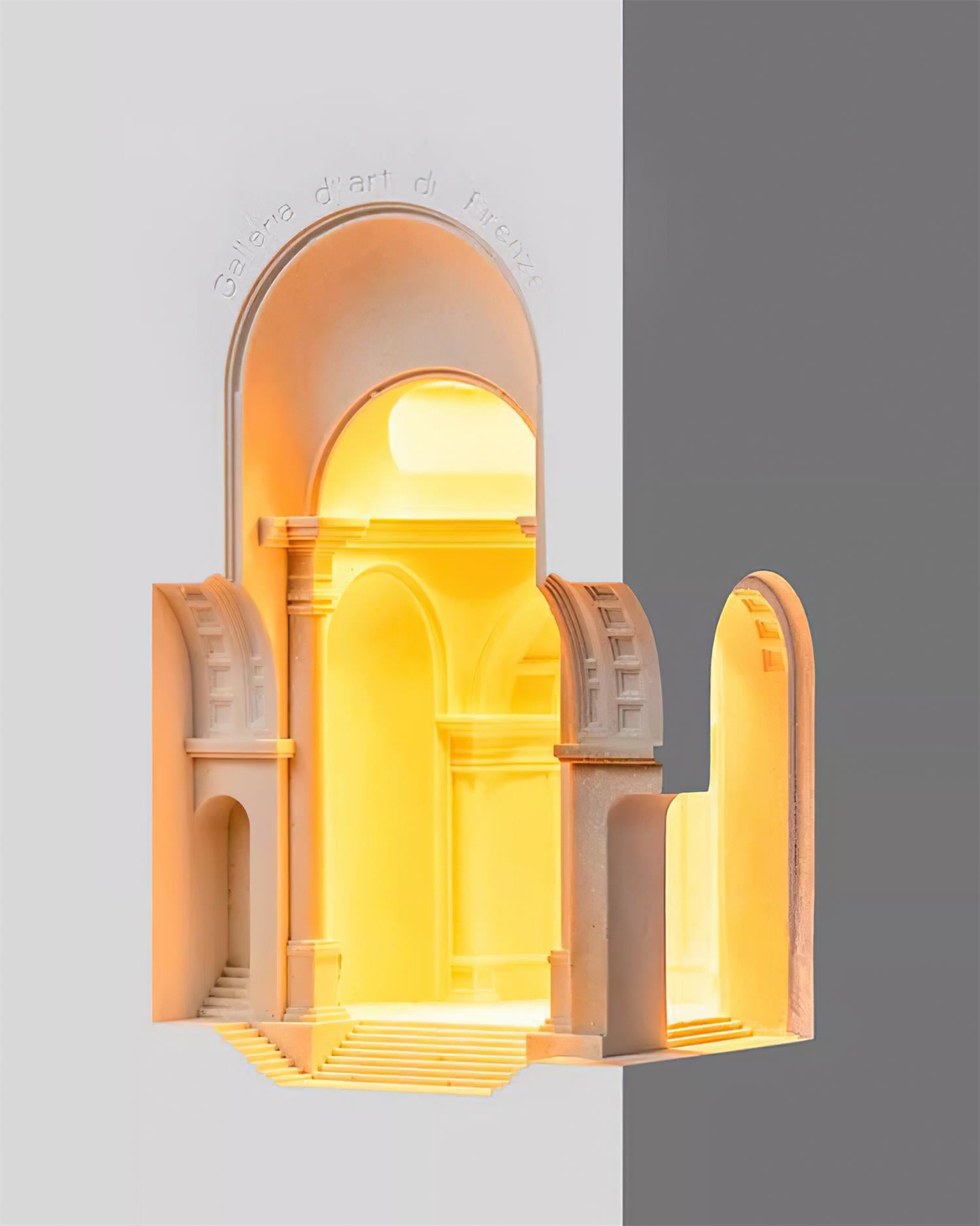 Kavya Plaster Recessed Wall Light