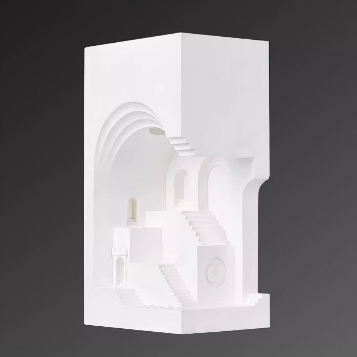 Kavya Plaster Recessed Wall Light