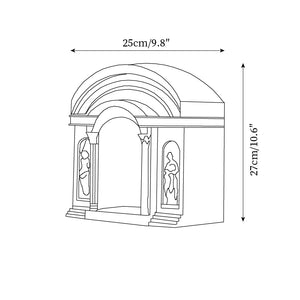 Kavya Plaster Recessed Wall Light