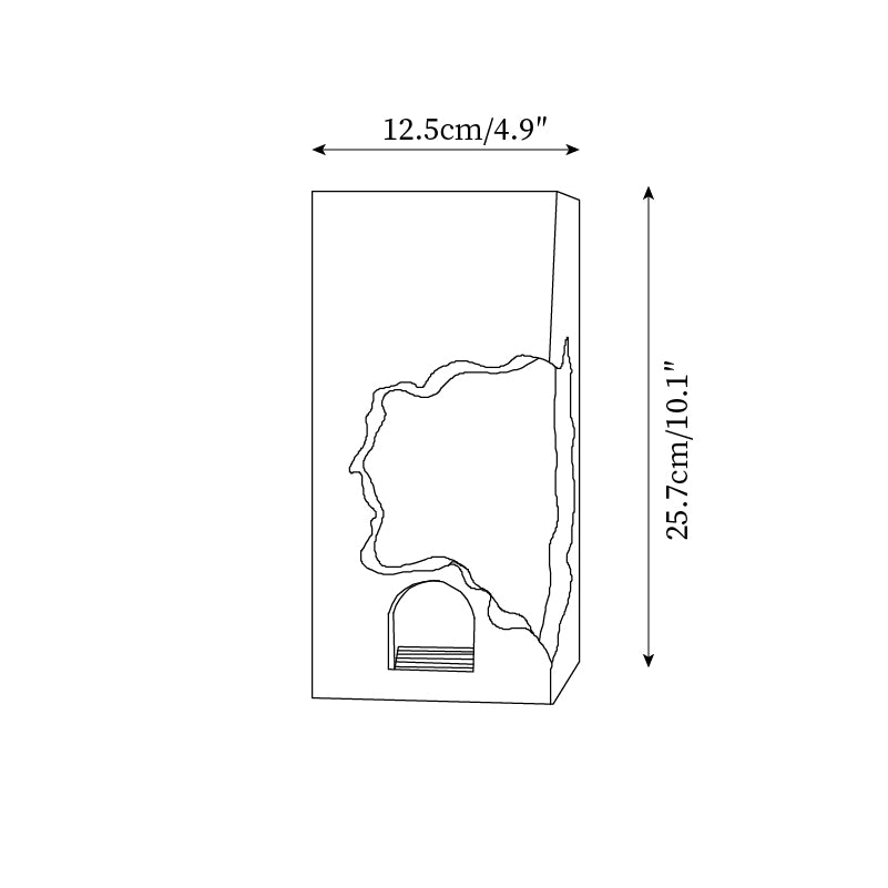 Kavya Plaster Recessed Wall Light