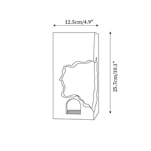 Kavya Plaster Recessed Wall Light