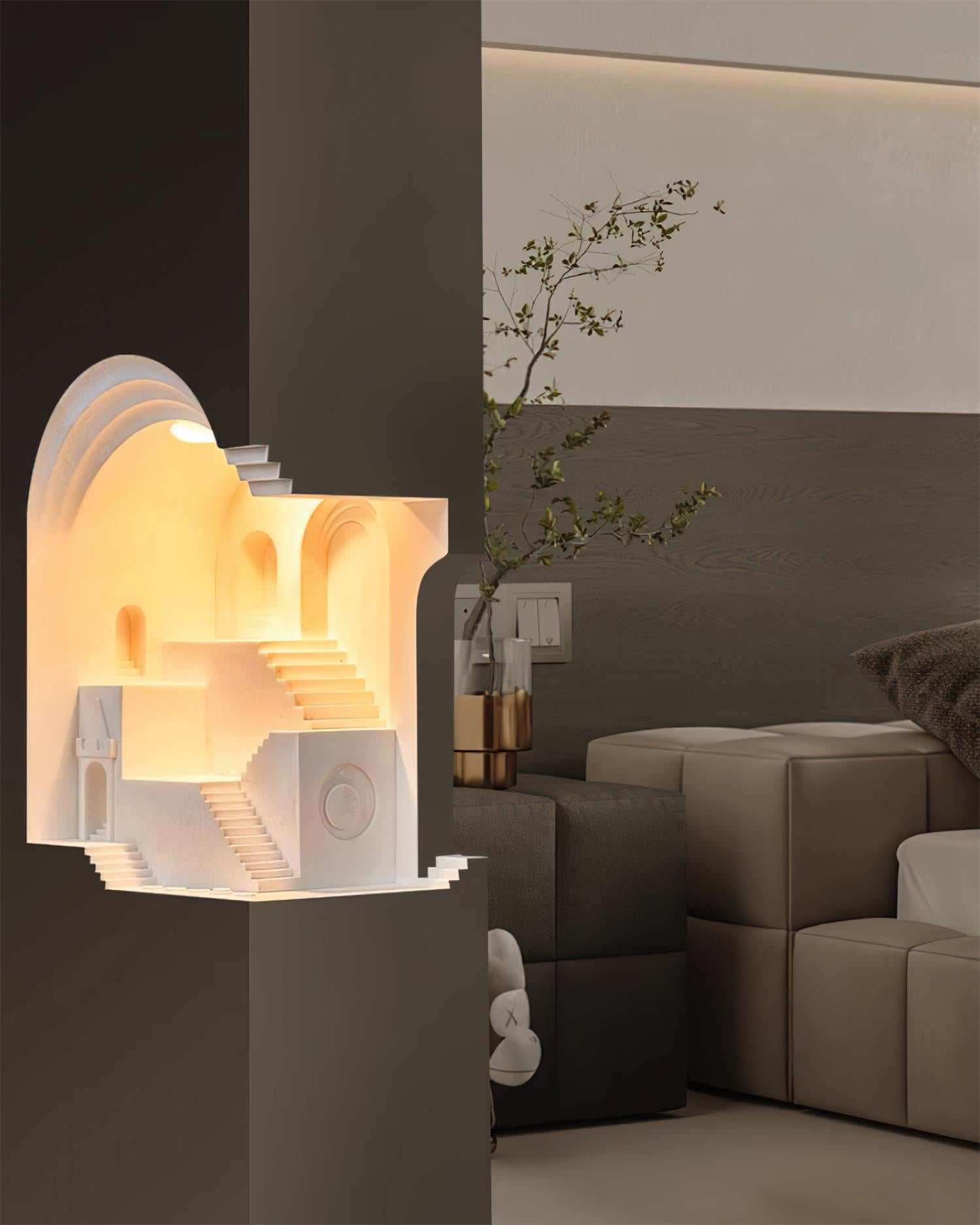 Kavya Plaster Recessed Wall Light