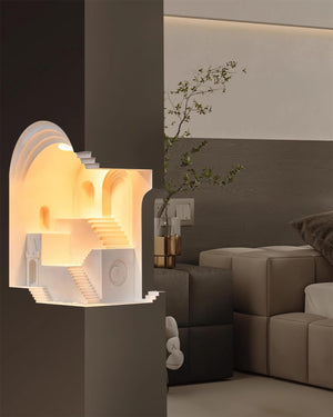 Kavya Plaster Recessed Wall Light