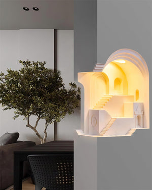Kavya Plaster Recessed Wall Light