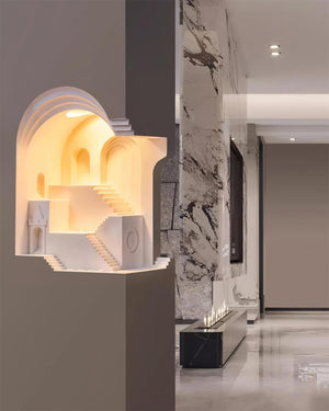 Kavya Plaster Recessed Wall Light