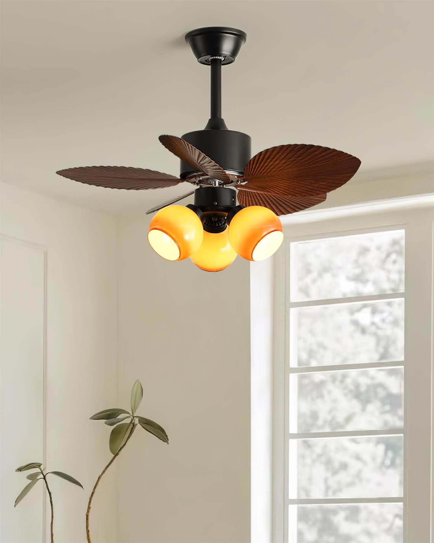 Keltic Leaf 29.5″ Ceiling Fan Light