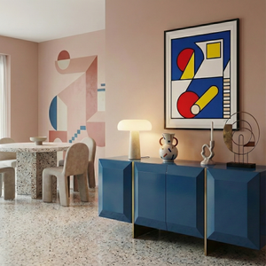 Kine Travertine Table Lamp