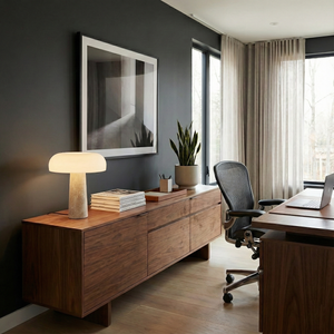 Kine Travertine Table Lamp