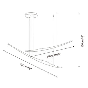 Kinetic Arc Chandelier