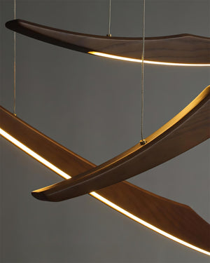 Kinetic Arc Chandelier