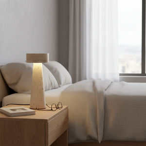 Kiwa Travertine Table Lamp