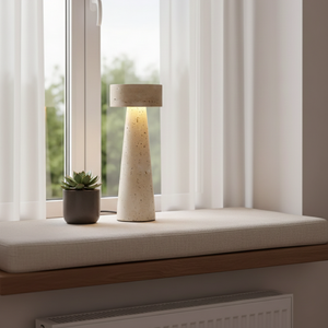 Kiwa Travertine Table Lamp