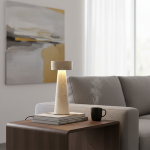 Kiwa Travertine Table Lamp