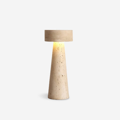 Lampe de Table Kiwa en Travertin