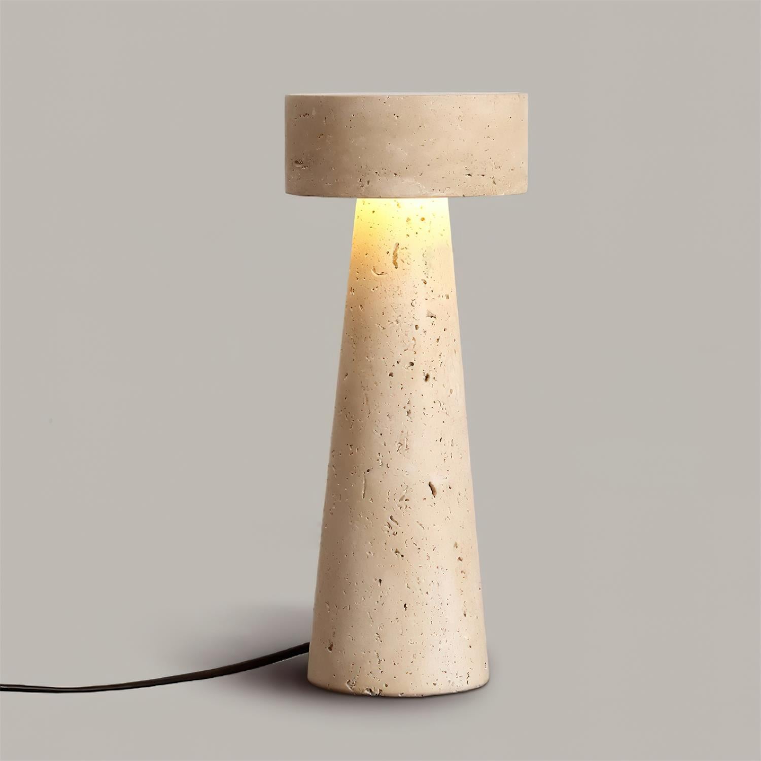 Kiwa Travertine Table Lamp