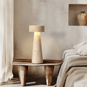 Kiwa Travertine Table Lamp