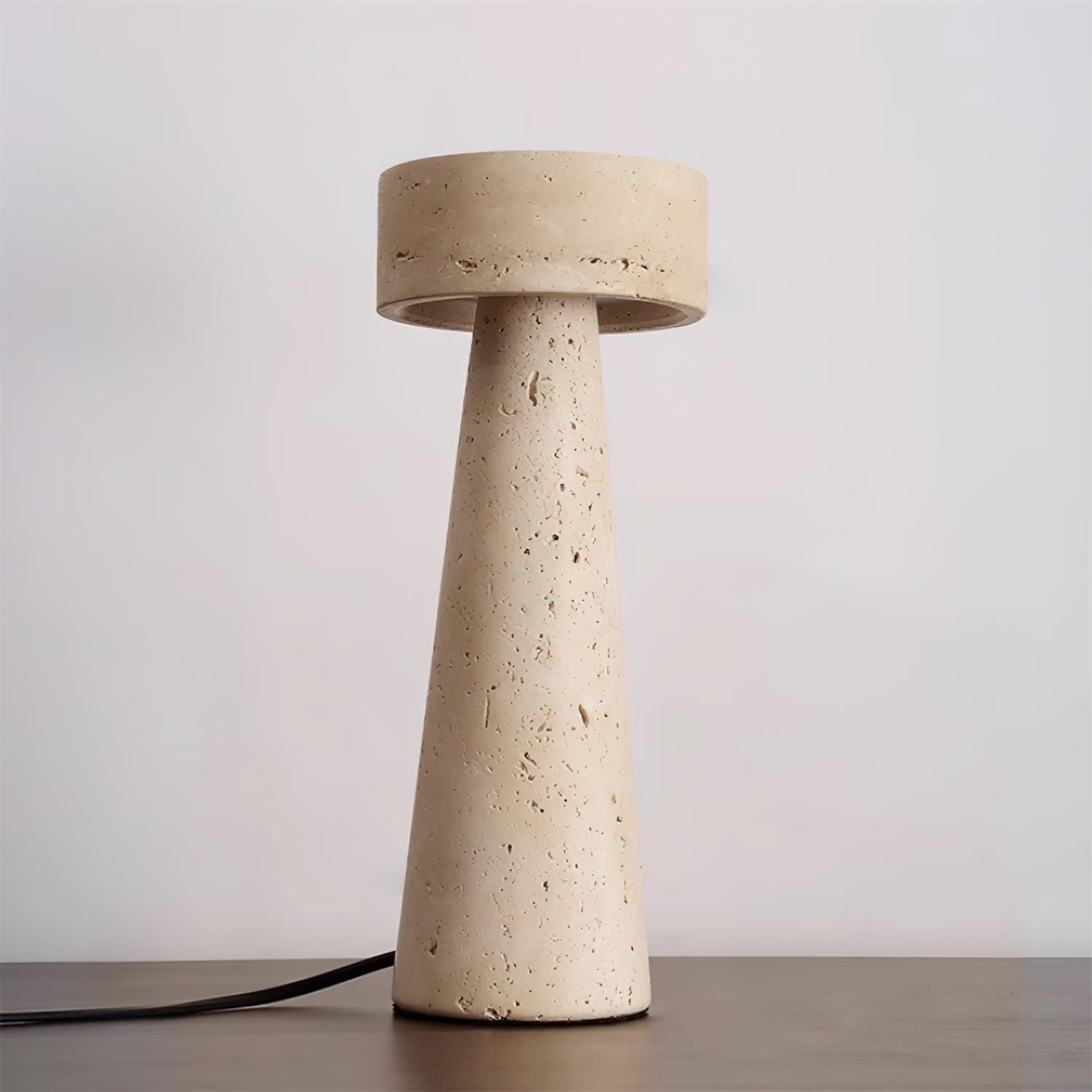 Kiwa Travertine Table Lamp