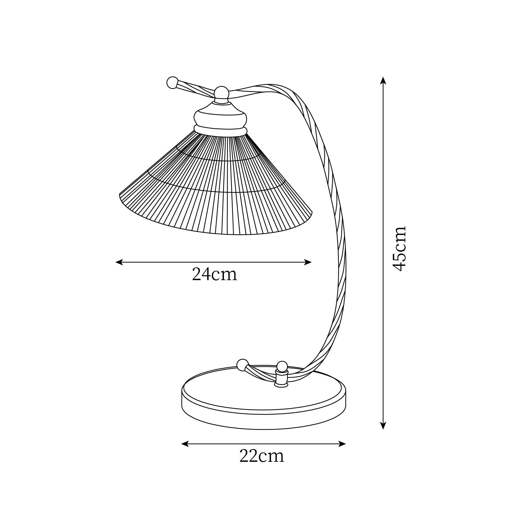 Klint Reading Table Lamp 17.7″ - Docos