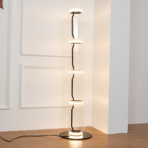 Konstantin Glass Floor Lamp