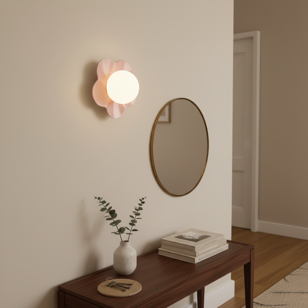La Fleur Plug In Wall Lamp