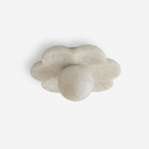 La Fleur Alabaster Flush Mount