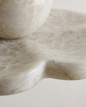 La Fleur Alabaster Flush Mount