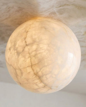 La Fleur Alabaster Flush Mount