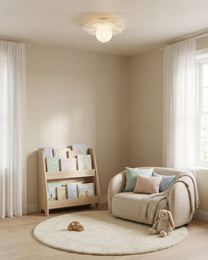 La Fleur Alabaster Flush Mount