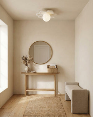 La Fleur Alabaster Flush Mount