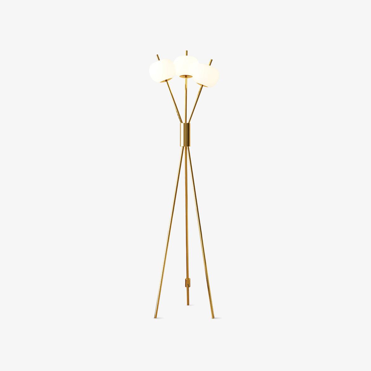 Lancy Three Light Floor Lamp 15.7″- 62.2″ - Docos