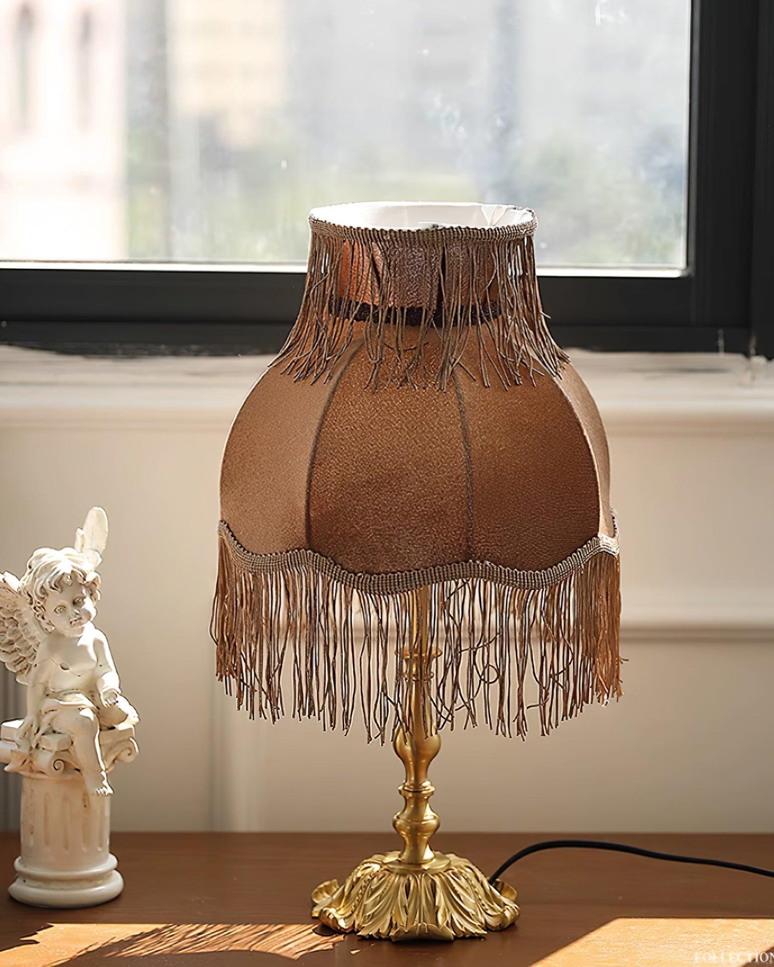 Lanna Tassel Table Lamp 9.4″- 15.7″ - Docos