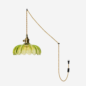 Larena Glass Plug In Pendant Light