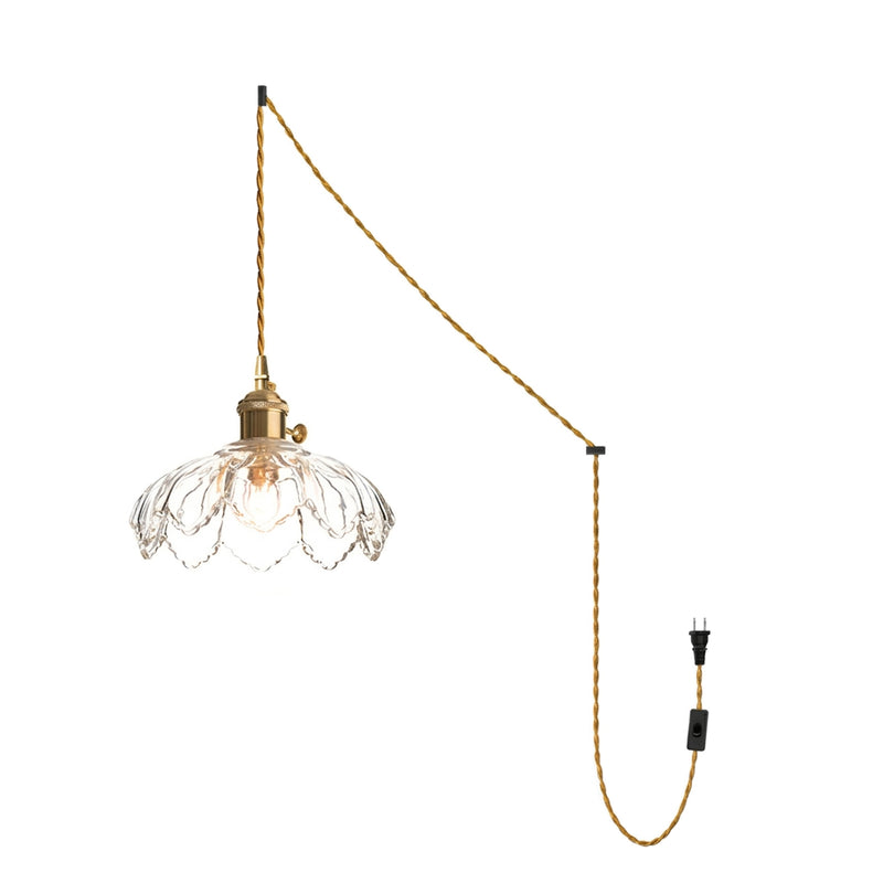 Larena Glass Plug In Pendant Light – detail 8
