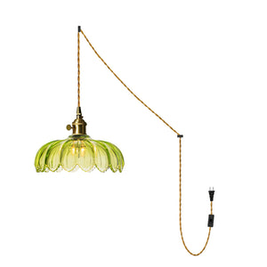 Larena Glass Plug In Pendant Light