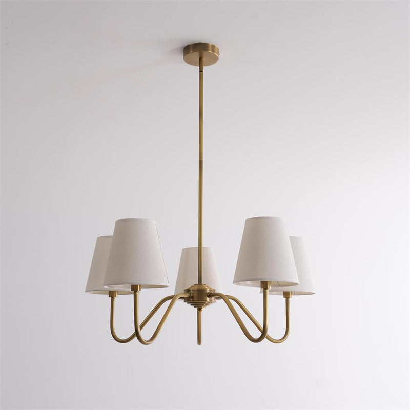Lassen Brass Chandelier – detail 9