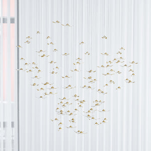 Leaf Twisted Sculptural Customize Chandelier