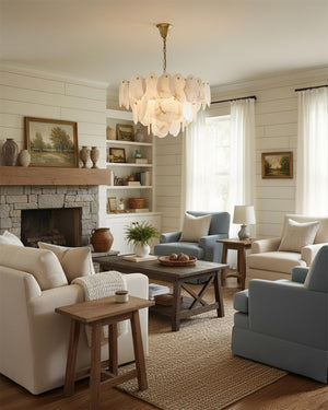 Leon Alabaster Chandelier